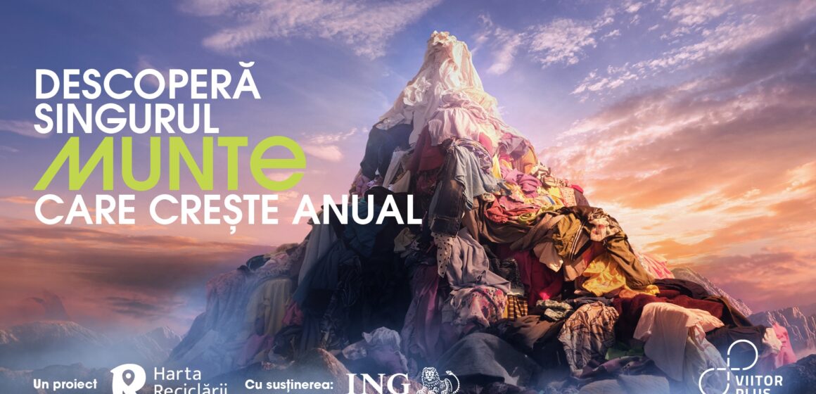 Harta Reciclării lansează campania „Muntele de Haine”, care combate impactul deșeurilor textile cu soluții practice de reducere și reutilizare Harta Reciclării lansează campania „Muntele de Haine”, care combate impactul deșeurilor textile cu soluții practice de reducere și reutilizare
