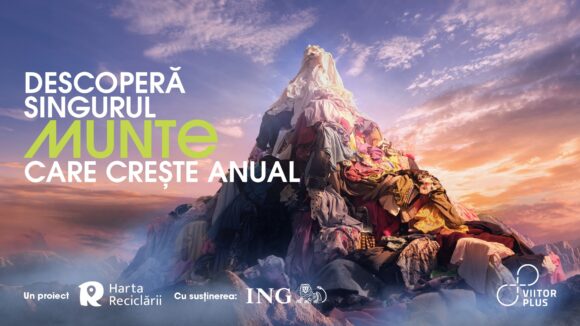 Harta Reciclării lansează campania „Muntele de Haine”, care combate impactul deșeurilor textile cu soluții practice de reducere și reutilizare