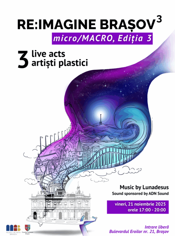 Artiștii își reimaginează Brașovul în ultimul eveniment „Re:Imagine Brașov” al anului