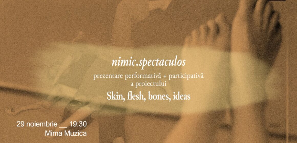 Performance „nimic.spectaculos” la Mima Muzica din București Performance „nimic.spectaculos” la Mima Muzica din București