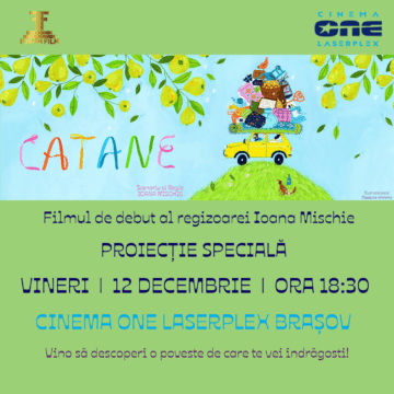Filmul „CATANE”, în avanpremieră la Brașov în prezența echipei, pe 12 decembrie, după un parcurs festivalier internațional de succes Filmul „CATANE”, în avanpremieră la Brașov în prezența echipei, pe 12 decembrie, după un parcurs festivalier internațional de succes