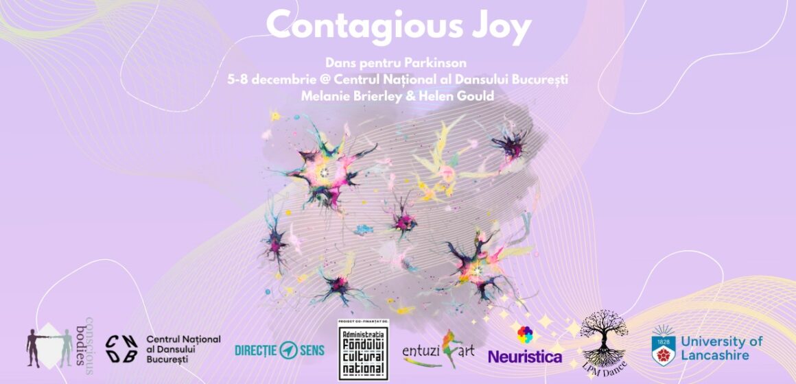 Proiectul Contagious Joy la București: patru zile de dans, terapie și dialog internațional, între 5 și 8 decembrie Proiectul Contagious Joy la București: patru zile de dans, terapie și dialog internațional, între 5 și 8 decembrie