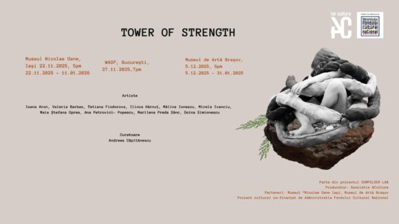 Expoziția colectivă „Tower of Strength” se deschide vineri, 5 decembrie 2025, la Muzeul de Artă Brașov