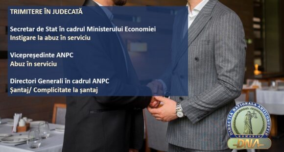 Un secretar de stat și persoane din conducerea ANPC trimise în judecată