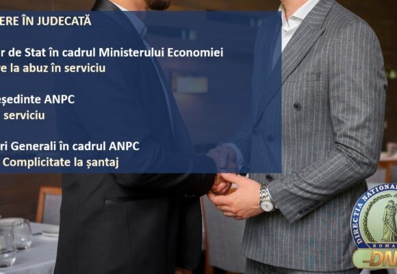Un secretar de stat și persoane din conducerea ANPC trimise în judecată