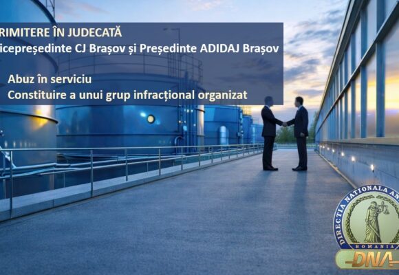 Vicepreședintele ​​CJ ​​Brașov ​​și ​​președintele ​​​​Asociației ​​de ​​Dezvoltare ​​Intercomunitară ​​în ​​Domeniul ​​Apei ​​din ​​Județul ​​(ADIDAJ) ​​Brașov trimiși în judecată