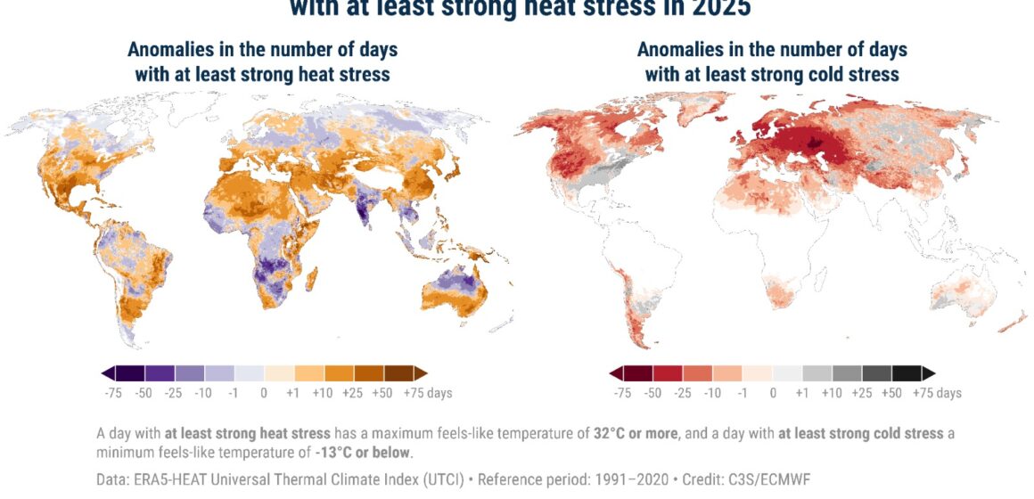 Ce arată datele Copernicus despre accelerarea încălzirii globale? 2025 a fost al treilea cel mai cald an din istoria măsurătorilor