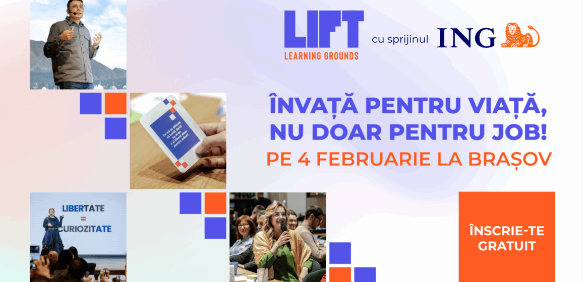 Learning Grounds ajunge la Brașov, pe 4 februarie: o experiență de învățare pentru viață, nu doar pentru joburi
