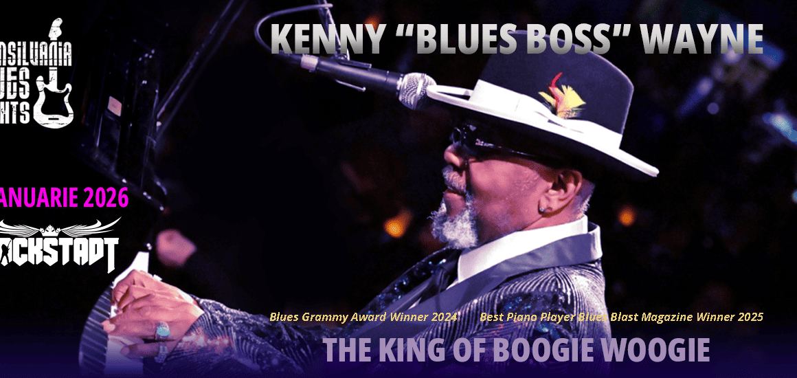 Kenny „Blues Boss” Wayne, THE KING OF BOOGIE-WOOGIE – premieră în România!