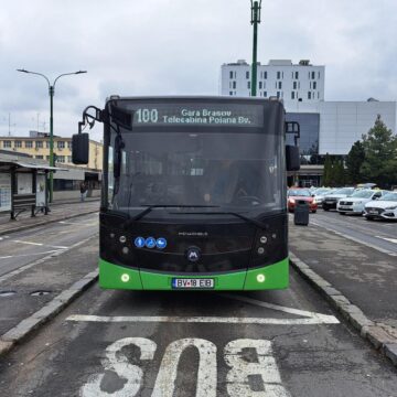 RATBV a reluat circulația pe linia 100, Gara Brașov – Telecabina Poiana Brașov