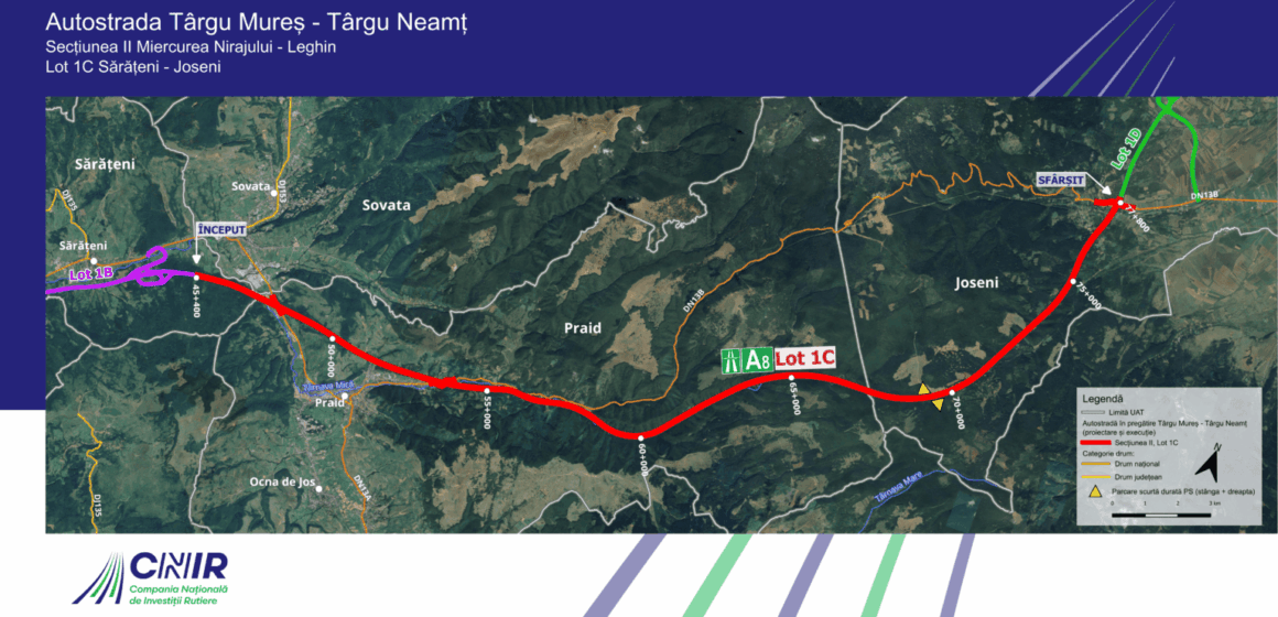 Contestații respinse la contractul pentru supervizarea lucrărilor pe lotul 1C Sărățeni-Joseni al Autostrăzii A8 Târgu Mureș-Târgu Neamț Contestații respinse la contractul pentru supervizarea lucrărilor pe lotul 1C Sărățeni-Joseni al Autostrăzii A8 Târgu Mureș-Târgu Neamț