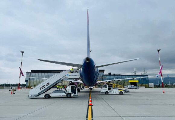 Licitație cu clauză suspensivă pentru lucrări de extindere la Aeroportul Internațional Brașov-Ghimbav