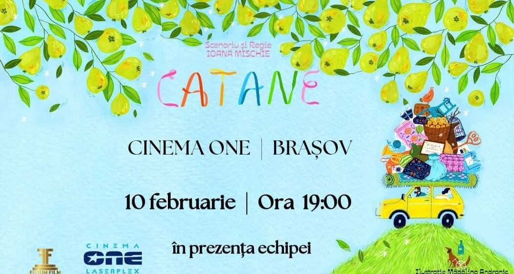 Proiecție specială a comediei „CATANE” la Brașov în prezența membrilor echipei, pe 10 februarie