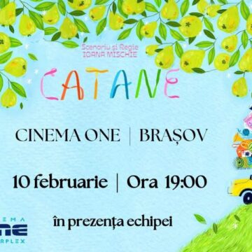 Proiecție specială a comediei „CATANE” la Brașov în prezența membrilor echipei, pe 10 februarie