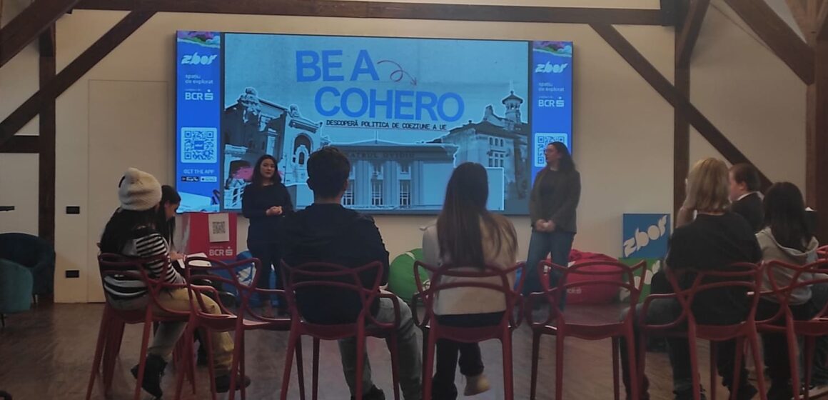 „Be a COHERO”: Tineri din Brașov și Pitești au simulat procesele decizionale ale Uniunii Europene la Zbor Hub