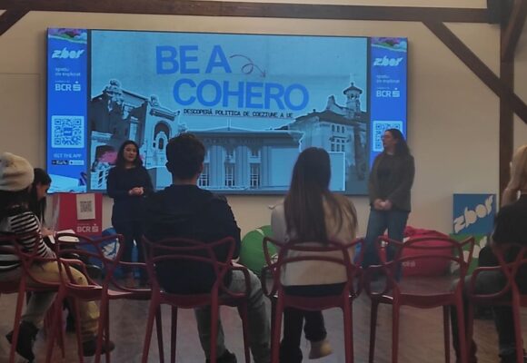 „Be a COHERO”: Tineri din Brașov și Pitești au simulat procesele decizionale ale Uniunii Europene la Zbor Hub