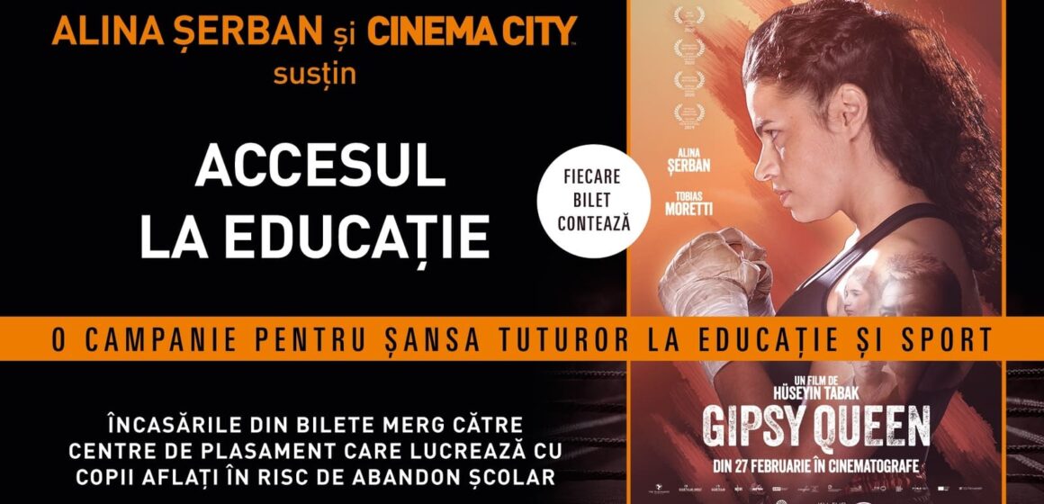 „Gipsy Queen” intră în cinematografele din România. Încasările din biletele vândute în rețeaua Cinema City vor fi direcționate către două centre de plasament