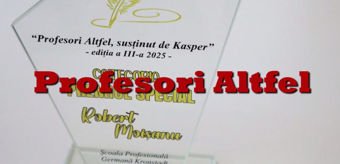 Profesori Altfel, un proiect despre recunoștința elevilor
