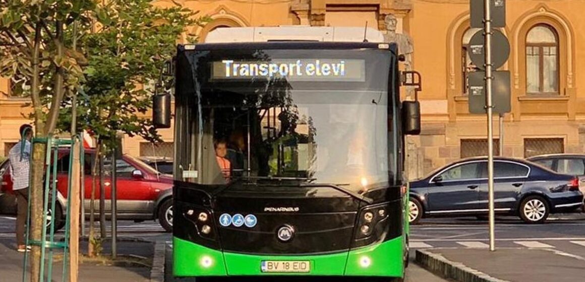 Începând de luni, 02 martie 2026, în Municipiul Brașov va deveni operațională linia de transport elevi TE 16