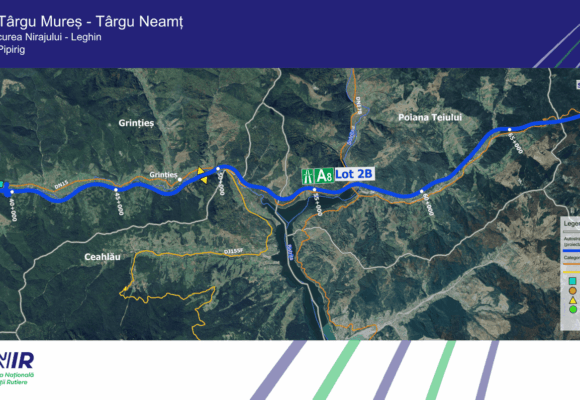 Au fost alocate sumele necesare exproprierilor pentru lotul 2B Grințieș-Pipirig al Autostrăzii A8 Târgu Mureș-Târgu Neamț