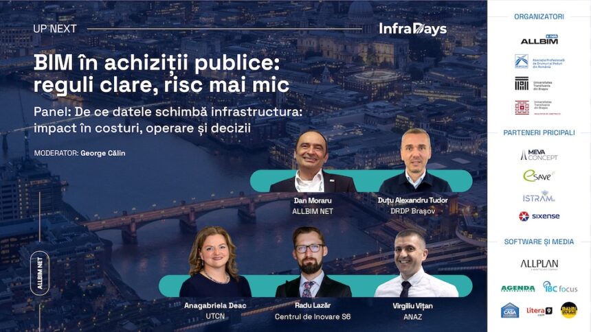 InfraDays aduce la aceeași masă autorități, proiectanți, constructori, consultanți, dezvoltatori de software