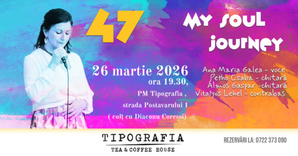 My soul journey, jazz cu Ana Maria Galea, Gáspár Álmos, Petho Csaba și Vitályos Lehel @ Tipografia