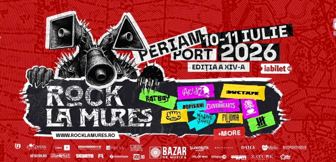 Rock la Mureș anunță un nou val de trupe pentru ediția din 2026 Rock la Mureș anunță un nou val de trupe pentru ediția din 2026