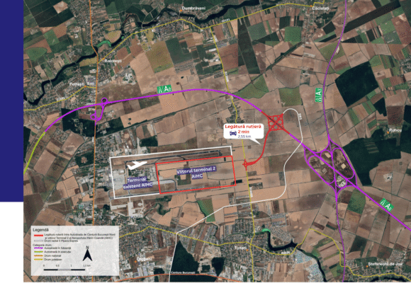 CNIR lansează în licitație conexiunea strategică între Autostrada A0 și Aeroportul Otopeni