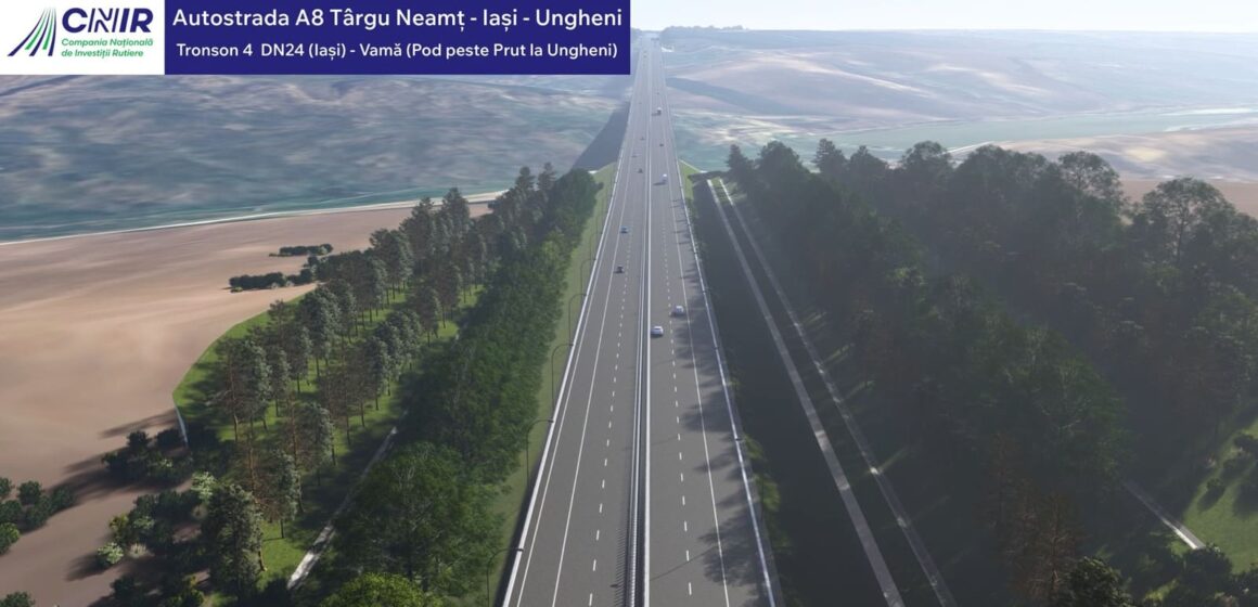 CNIR a desemnat constructorul pentru ultimul tronson al Autostrăzii A8 Târgu Mureș-Iași-Ungheni