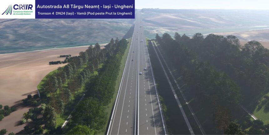CNIR a desemnat constructorul pentru ultimul tronson al Autostrăzii A8 Târgu Mureș-Iași-Ungheni