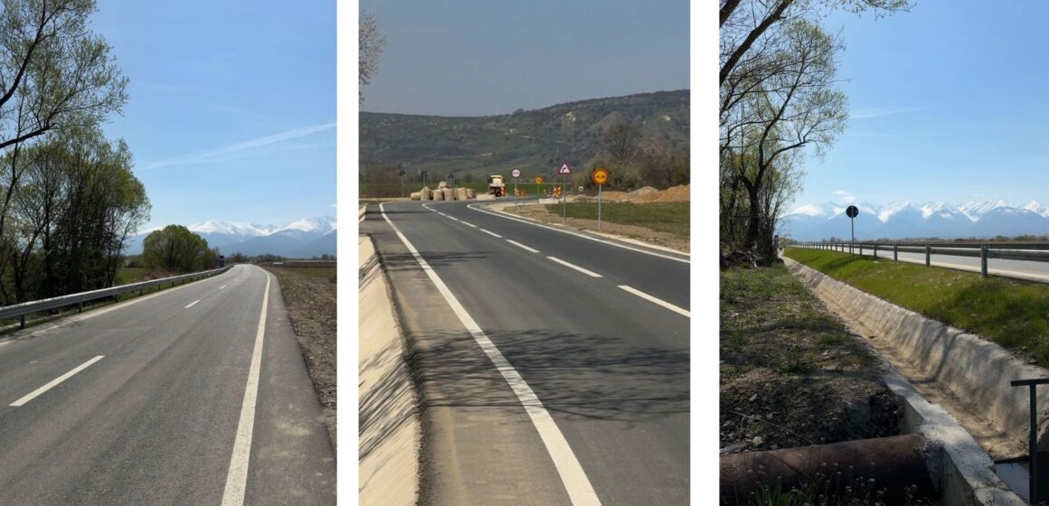 Consiliul Judeţean Braşov a încheiat reabilitarea unui tronson din drumul judeţean DJ 103D – Viștea de Jos (DN 1) – Viștea de Sus