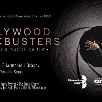 Muzica din filme precum Harry Potter, The Dark Knight, Pirații din Caraibe pe scena Filarmonicii Brașov în cadrul concertului Hollywood Blockbusters