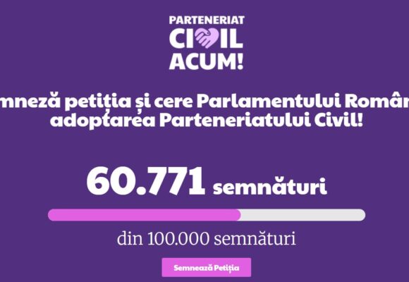 Mai multe organizații și persoane cer Parlamentului să adopte legea parteneriatului civil | Petiția a depășit 60.000 de semnături