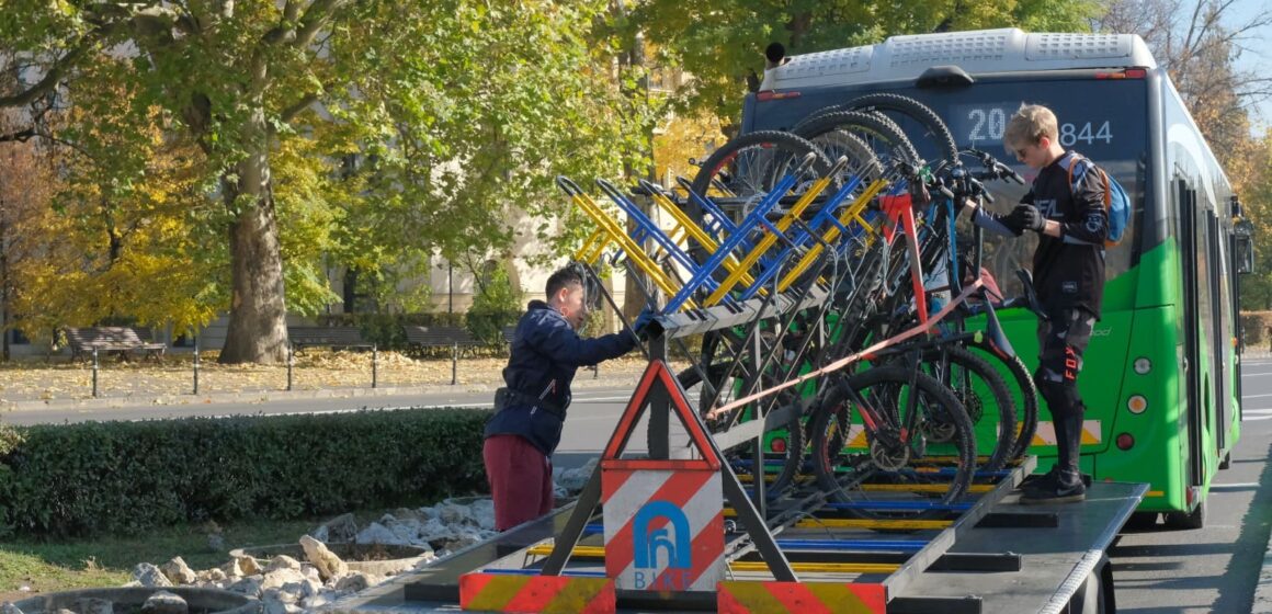 RATBV reia de sâmbătă transportul gratuit al bicicletelor în Poiana Brașov