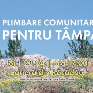 SCUT pentru Spații Verzi anunță o plimbare comunitară pentru Tâmpa