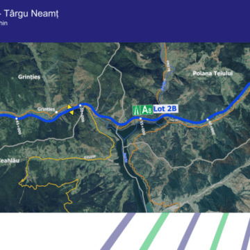 CNIR a predat amplasamentul lotului 2B Grințieș-Pipirig al Autostrăzii A8 Târgu Mureș-Târgu Neamț