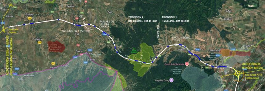 CNAIR anunță avizarea Studiului de Fezabilitate pentru Autostrada Brașov – Făgăraș