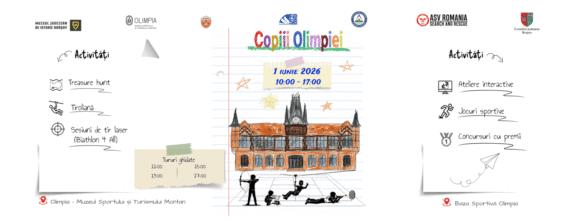 „COPIII OLIMPIEI” – Eveniment dedicat Zilei Internaționale a Copilului la Olimpia – Muzeul Sportului și Turismului Montan și Baza Sportivă Olimpia