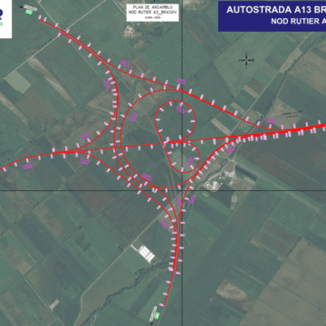 CNIR a aprobat soluțiile de amenajare pentru nodurile Autostrăzii A13 Brașov – Bacău