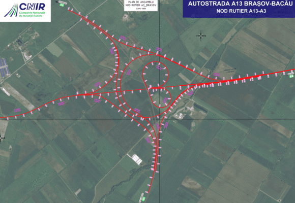 CNIR a aprobat soluțiile de amenajare pentru nodurile Autostrăzii A13 Brașov – Bacău