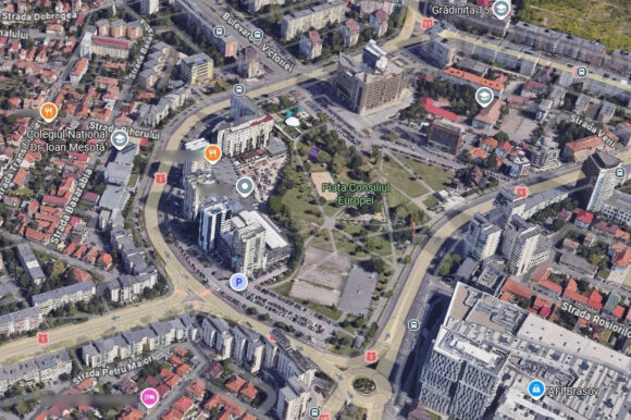 Femeie lovită pe trecere de pietoni pe strada Mihail Kogălniceanu