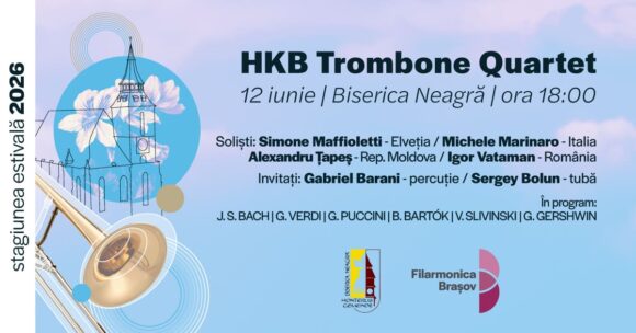 Lucrări precum „Nessun Dorma”, „Dansurile românești” sau „What a Wonderful World” răsună în Biserica Neagră pe 12 iunie