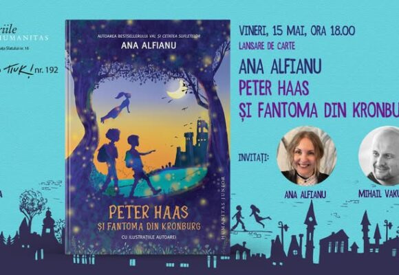 Întâlnirile CenaKLUb Tiuk | Ana Alfianu – „Peter Haas și fantoma din Kronburg”