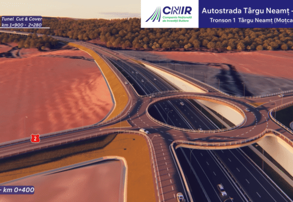 CNIR a semnat primul contract cu finanțare SAFE pentru tronsonul 1 Târgu Neamț – Târgu Frumos al Autostrăzii A8