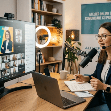 Pregătim un atelier ONLINE de comunicare cu presa