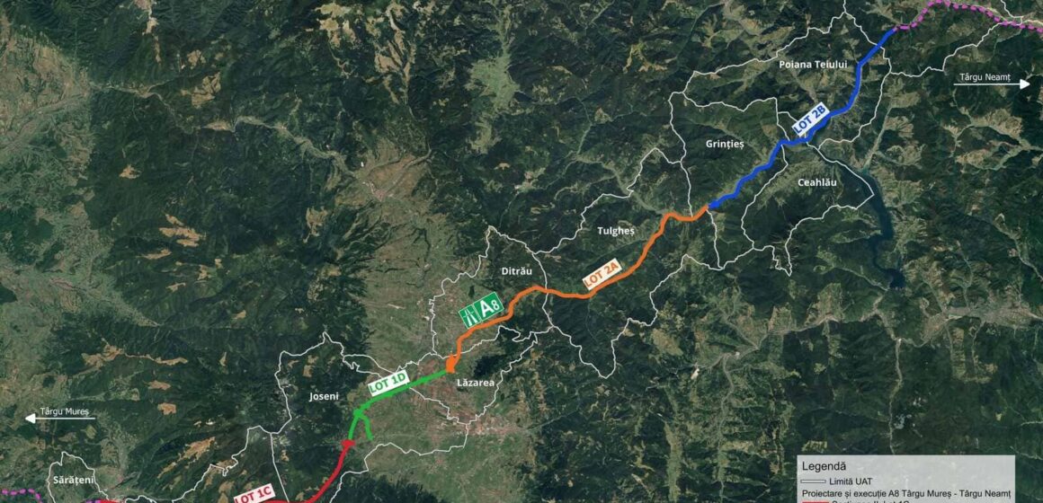 Autostrada A8 – Secțiunea II: Miercurea Nirajului – Leghin: Contract atribuit pentru servicii cadastrale și juridice Autostrada A8 – Secțiunea II: Miercurea Nirajului – Leghin: Contract atribuit pentru servicii cadastrale și juridice