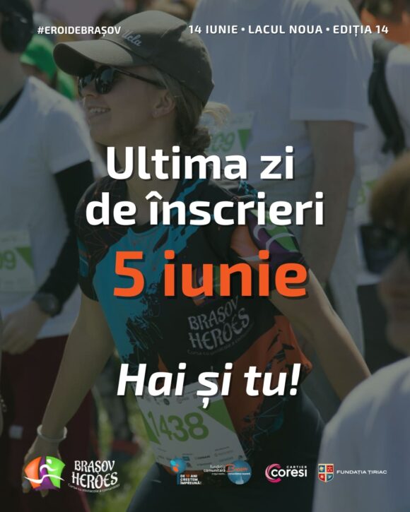 Înscrierile pentru Brașov Heroes sunt deschise până vineri, 5 iunie, ora 17.00