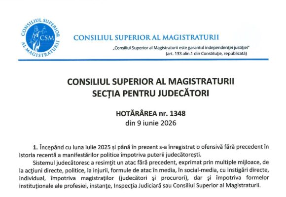 Abuz de autoritate al Secției pentru judecători ai CSM. Încercări de cenzură și de intimidare a presei și a societății civile Abuz de autoritate al Secției pentru judecători ai CSM. Încercări de cenzură și de intimidare a presei și a societății civile