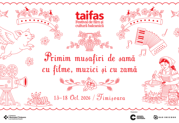 Festivalul de film și cultură balcanică TAIFAS revine la Timișoara între 13 și 18 octombrie 2026. Abonamentele Early Bird sunt acum disponibile Festivalul de film și cultură balcanică TAIFAS revine la Timișoara între 13 și 18 octombrie 2026. Abonamentele Early Bird sunt acum disponibile