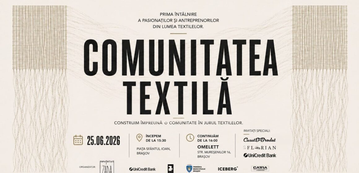 ZADA vă invită la prima întâlnire a Comunității Textile